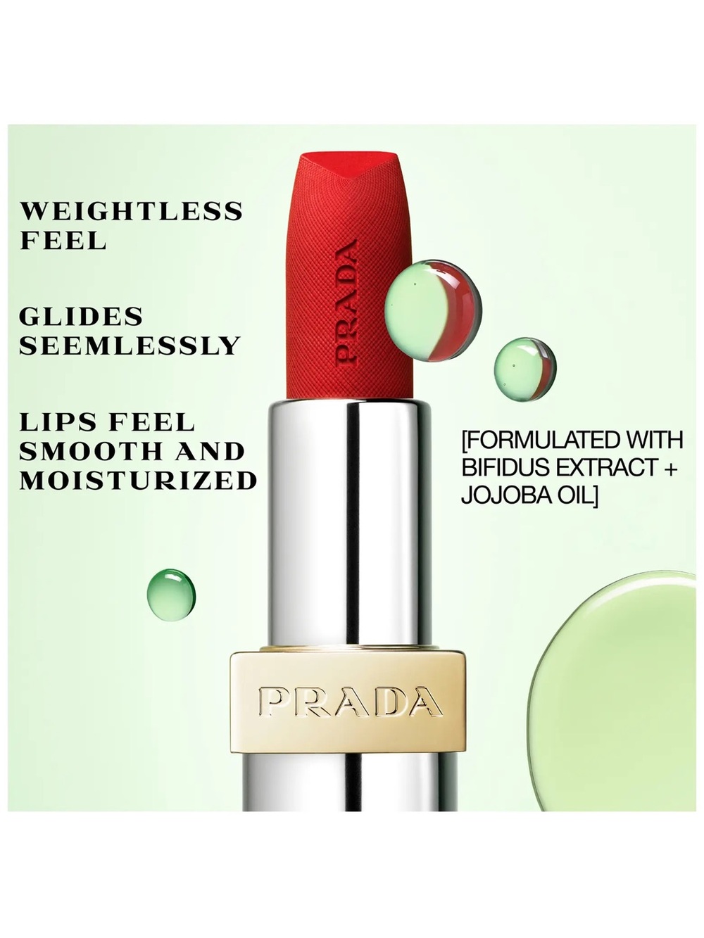 Prada Monochrome Hyper Matte Refillable Lipstick B05 Quartz Brand New in Box - Picture 3 of 7